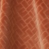 Tissu velours de coton Vallauris de Lelièvre coloris TERRACOTTA 0576/09