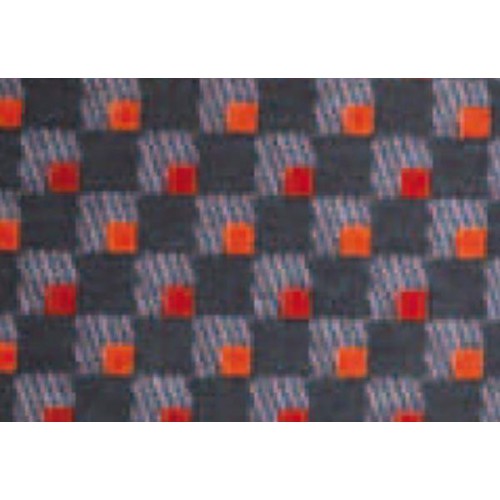 Wool velvet fabric for bus Damia model - Red