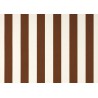 Canvas awning Orchestra Stripes Dickson - Blanc marron 8552
