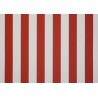 Canvas awning Orchestra Stripes Dickson - Crème rouge 8557