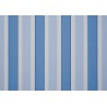 Canvas awning Orchestra Stripes Dickson - Hardelot blue D338