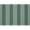 Canvas awning Orchestra Stripes Dickson - Sienne green D302