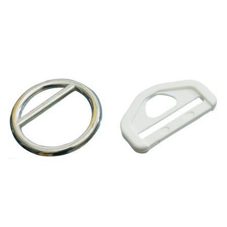 Velum aluminum or plastic rings