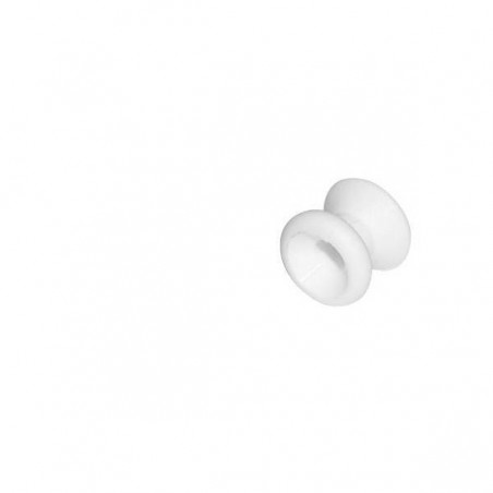 Boutons de taud standard en plastique coloris blanc