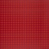 Simili cuir d'ameublement impression géométrique Vintage Style de Englisch Dekor coloris Rouge coquelicot A2795/140