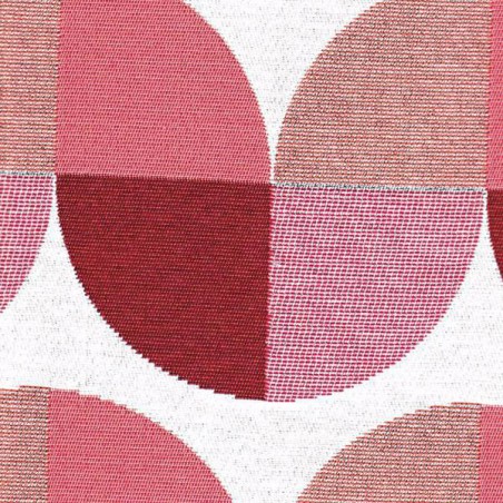 Tissu FABRIxx Tulips de Oniro Textiles coloris Rose rood