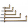 Brass hinges Diamond for curtains, available in various sizes