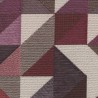 Tissu FABRIxx Triangles de Oniro Textiles coloris Mauve aubergine 807.407