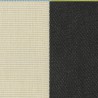 Tissu dralon d'extérieur Acrisol Malibú de Tuvatextil coloris Ecru/Noir C-1030