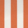 Tissu dralon d'extérieur Acrisol Egeo de Tuvatextil coloris Blanc/Orange C-1037
