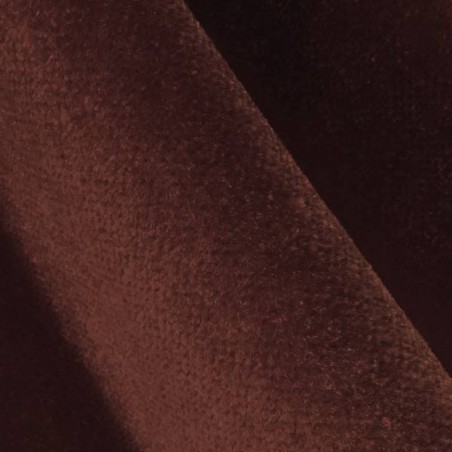 Berry velvet fabric - Lelièvre