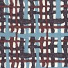 Tissu Outcross de Dominique Kieffer coloris Scarlet cobalt 17260-006