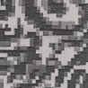 Tissu Pixelé de Dominique Kieffer coloris Smoke blanc 17238-003