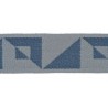Galon 52 mm Manhattan collection GALONS BRAIDS & TAPES de Houlès coloris Bleu 32108-9620
