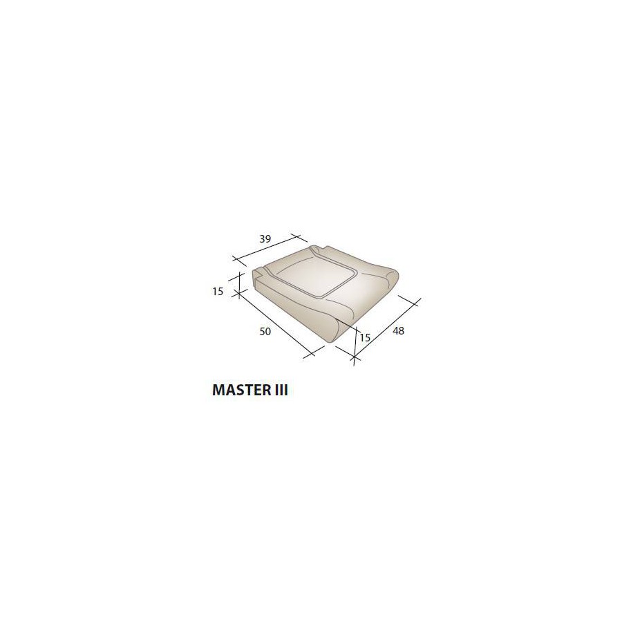 Omtec Replacement Foam Seat Padding For Renault Master (1998-2010) – New