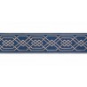 Galon 150 mm Lutecia collection GALONS BRAIDS & TAPES de Houlès coloris Bleu 32124-9600