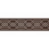 Galon 150 mm Lutecia collection GALONS BRAIDS & TAPES de Houlès coloris Chocolat 32124-9800
