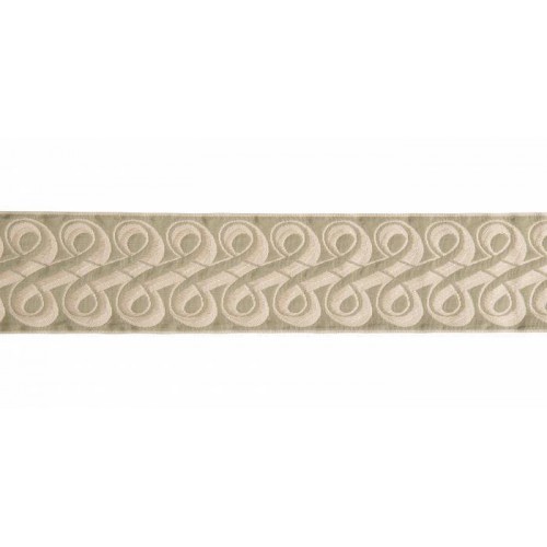 Galon 120 mm Alhambra collection GALONS BRAIDS & TAPES de Houlès coloris Beige 32106-9700