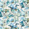 Tissu Emily de Casal coloris Opaline/Bleu 30410-9014