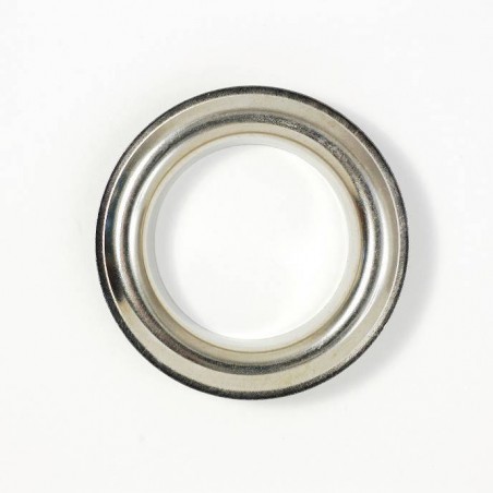 Nickel Brass Eyelets 22mm for curtains - Houlès