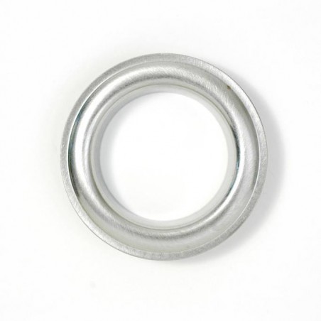 Brushed Inox Eyelets 22mm for curtains - Houlès