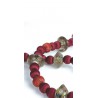 Embrasse câblé perles collection Venezia de Houlès coloris Bordeaux 35721-9500