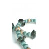 Embrasse câblé perles collection Venezia de Houlès coloris Lagon 35721-9610