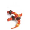 Embrasse câblé perles collection Venezia de Houlès coloris Orange 35721-9200