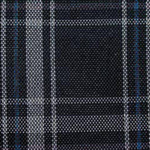 Genuine scottish fabric for Golf 6 R Black / Grey / Blue