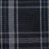 Genuine scottish fabric for Golf 6 R Black / Grey / Blue