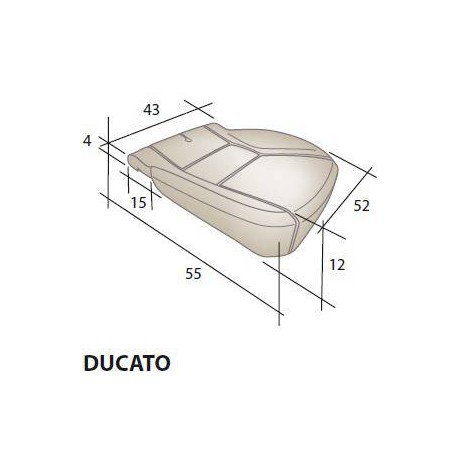 Mousse d'assise siège Fiat DUCATO 2002