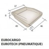 Mousse d'assise siège IVECO Eurocargo Eurotech (pneumatique)