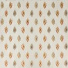 Tissu Asmara de Jane Churchill coloris Copper / Taupe J897F-03