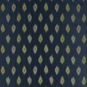 Tissu Asmara de Jane Churchill coloris Navy / Teal J897F-05