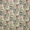 Tissu Beatrice de Jane Churchill coloris Grey / Soft pink J911F-03