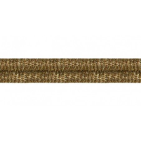 Sample for Double Corde & Galons metal piping cord 10 mm - Houlès