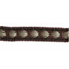 Galon clou métal 12 mm collection Double Corde & Galons de Houlès coloris Chocolat 31156-9500
