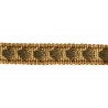 Galon clou métal 12 mm collection Double Corde & Galons de Houlès coloris Doré 31156-9100