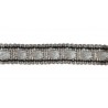 Galon clou métal 12 mm collection Double Corde & Galons de Houlès coloris Gris 31156-9900