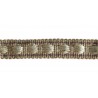 Double Corde & Galons Metal nail Braid 12 mm - Houlès