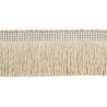 Frange effilé 55 mm collection Onyx - Houlès coloris 33108/9020 beige