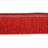 Frange effilé 55 mm collection Onyx - Houlès coloris 33108/9500 rouge
