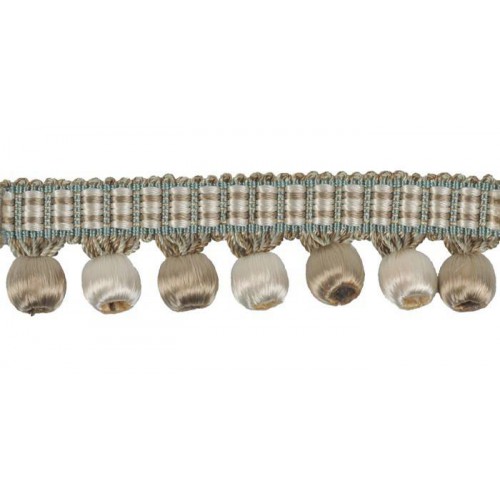 Frange Perles 23 mm collection Les marquises - Houlès coloris 33273/9760 aquamarine