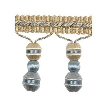 Beaded fringe 60 mm Beaugency  - Houlès