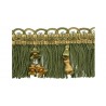 Frange Quilles 95 mm collection Antica - Houlès coloris 33386/9710 vert
