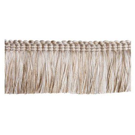 Frange Mousse 50 mm collection Duchesse - Houlès coloris 33009/9020 beige