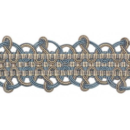 Sample for Braid 40 mm Les marquises - Houlès