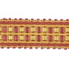 Galon 35 mm collection Villandry de Houlès coloris Bégonia 32471-9312