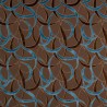 Tissu velours Vermandois de Casal coloris Gitane chocolat 12682-1455
