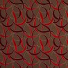 Tissu velours Vermandois de Casal coloris Rubis grenat 12682-7080